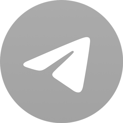 telegram logo playbutton grey